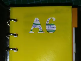 Separador de hojas para archivador de 13cm