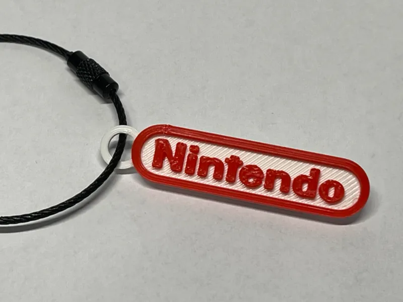 Nintendo Logo Keychain