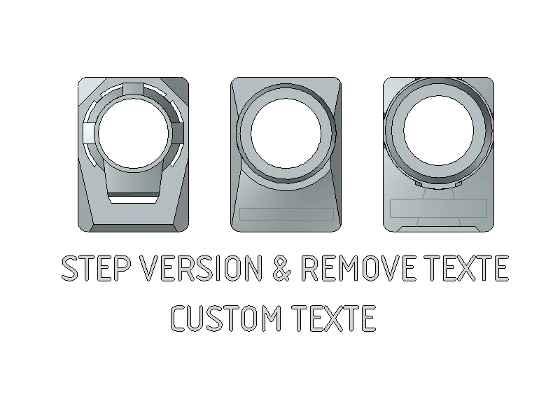 A1 A1Mini Shell BigTreeTech Version Remove Text
