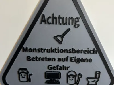 Construction sign