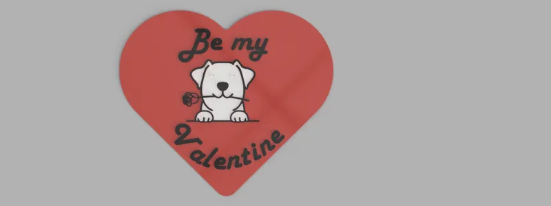 Cute Valentine Dog card