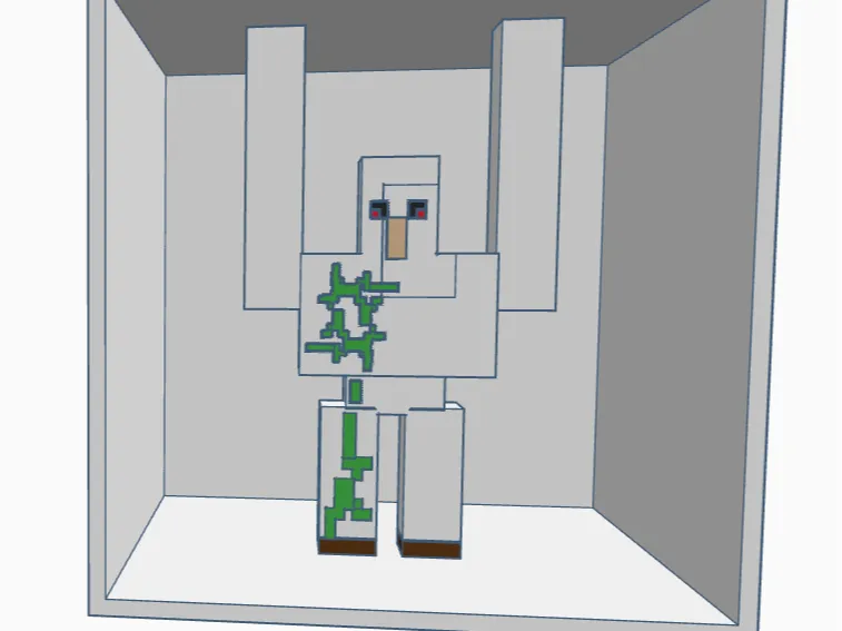 Iron golem monitor riser