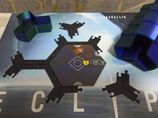 Base for card with case - Eclipse