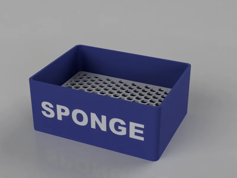 Sponge drip tray