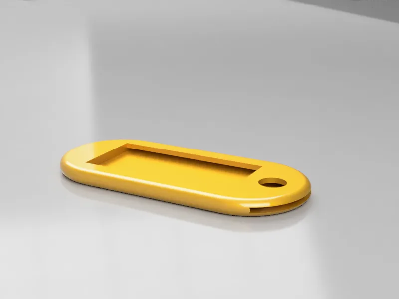 Key tag keychain design 1