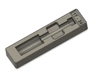oxford precision 17-20 bore gauge gridfinity