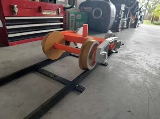 7.5 mini train bogie (trucks) (train wheels)