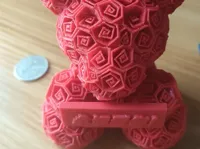 Ourson de roses — cadeau romantique — photo 1