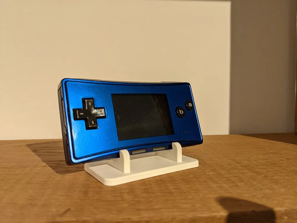 Gameboy Micro display stand by injectx - MakerWorld