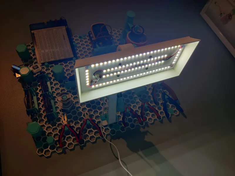 LED lamp for multifunction arm mounting system