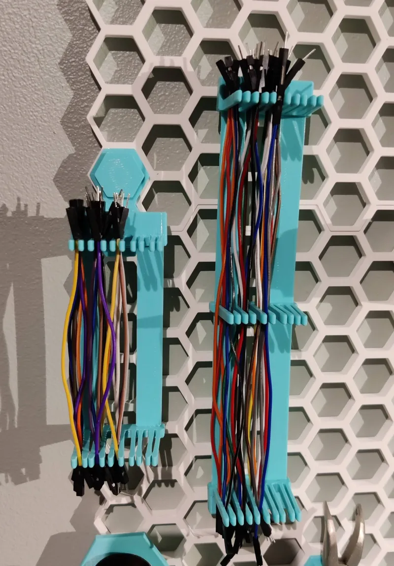 Honeycomb adapter for Jumper Wire Organiser