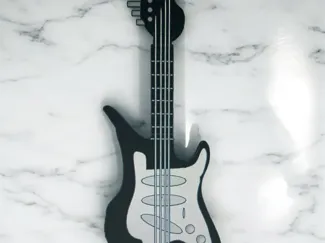 Guitar keychain