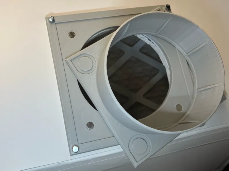 Quick Connect Vent Hose Flanges for 6 Inch Hose