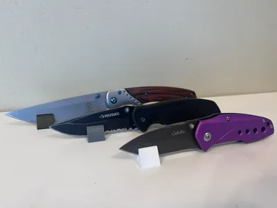 hexagon pattern knife holder