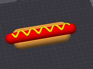 Hot-Dog Cartoon