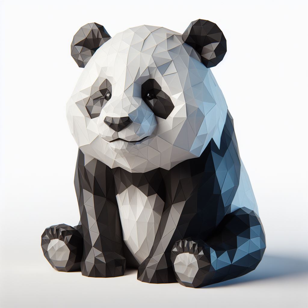 Giant Panda Poly by sonicPulse - MakerWorld