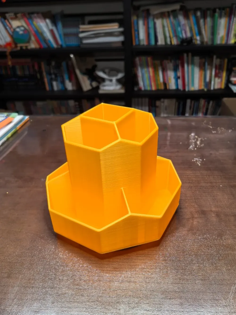 Octagonal Holder Octagonal Rotating Pen Holder by 生米煮成锅巴 - MakerWorld
