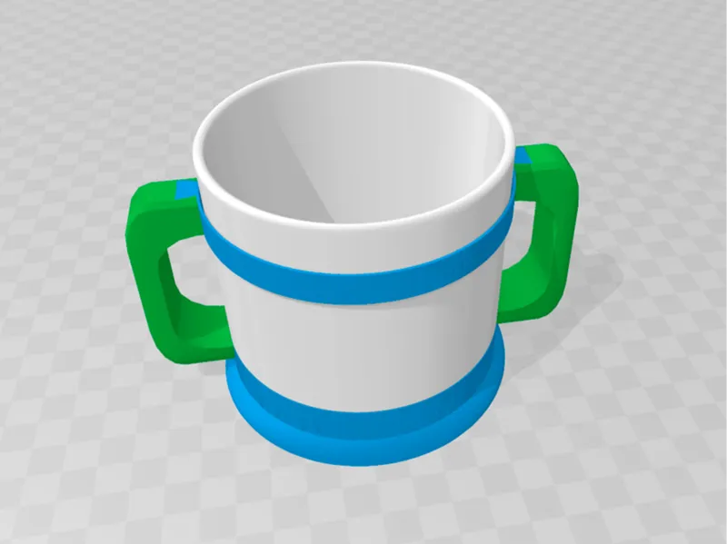 CORCELAIN SIMPLE AND DOUBLE CUP HANDLE