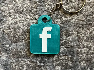 Facebook NFC Keychains