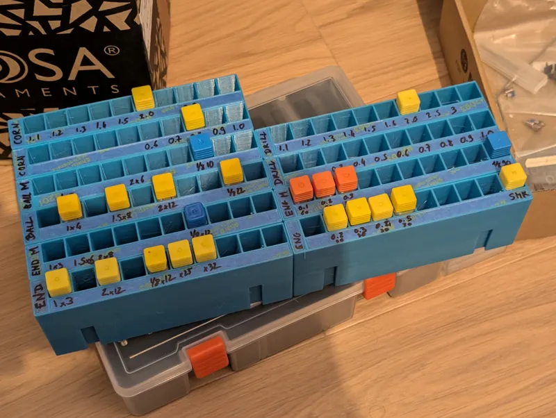 1/8" CNC Bit Organizer (Carvera Bits and Others)