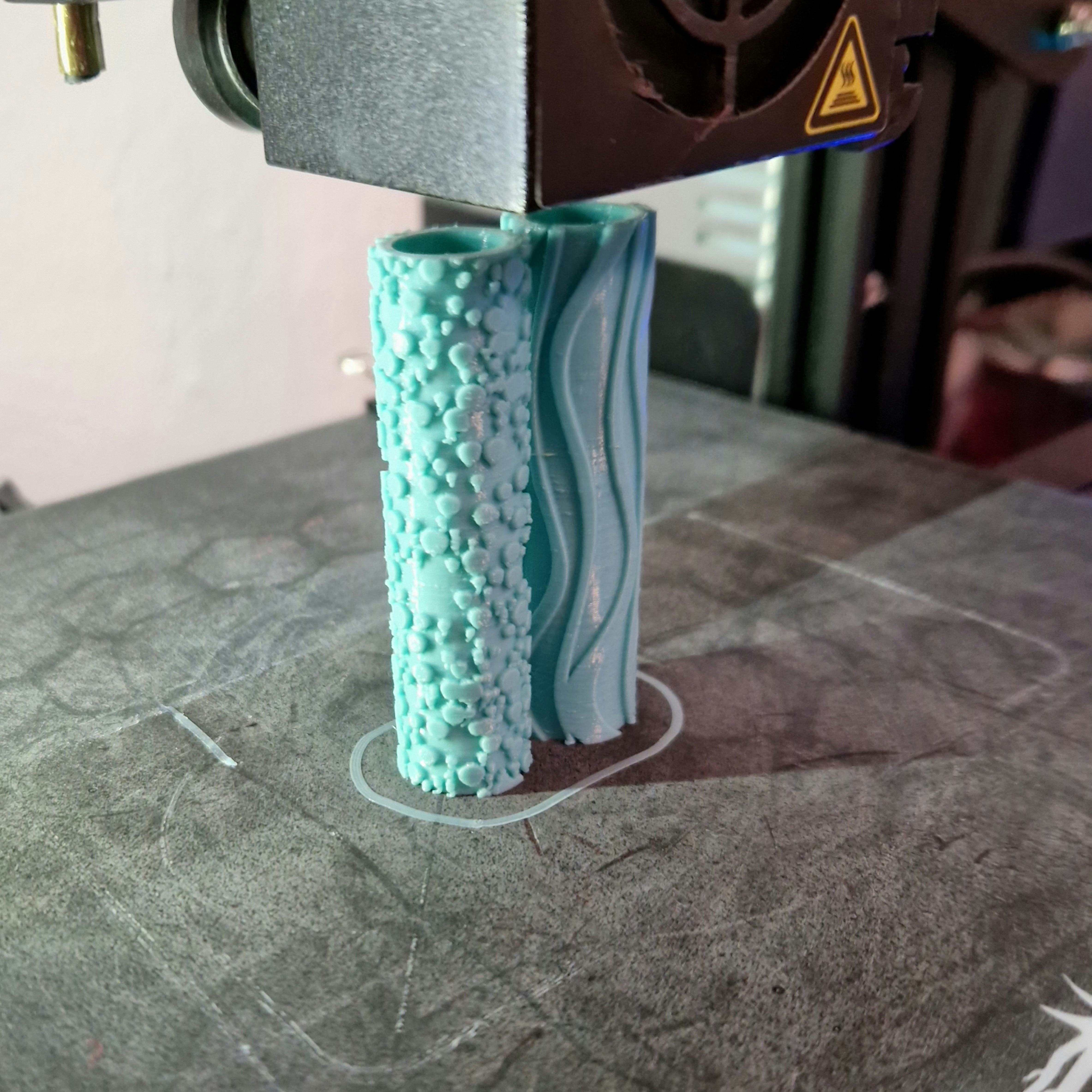 Pattern rollers for clay