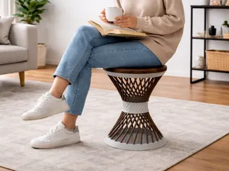 Modern 3d printed stool