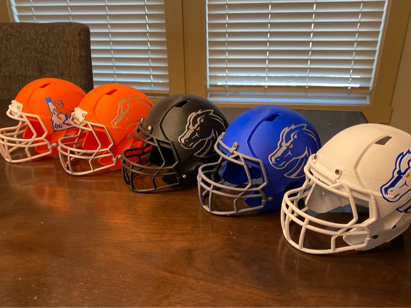 Boise State Mini Football Helmet