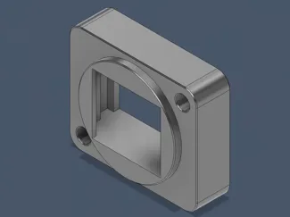 Neutrik D - Keystone Adapter