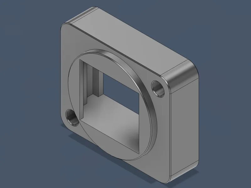 Neutrik D - Keystone Adapter