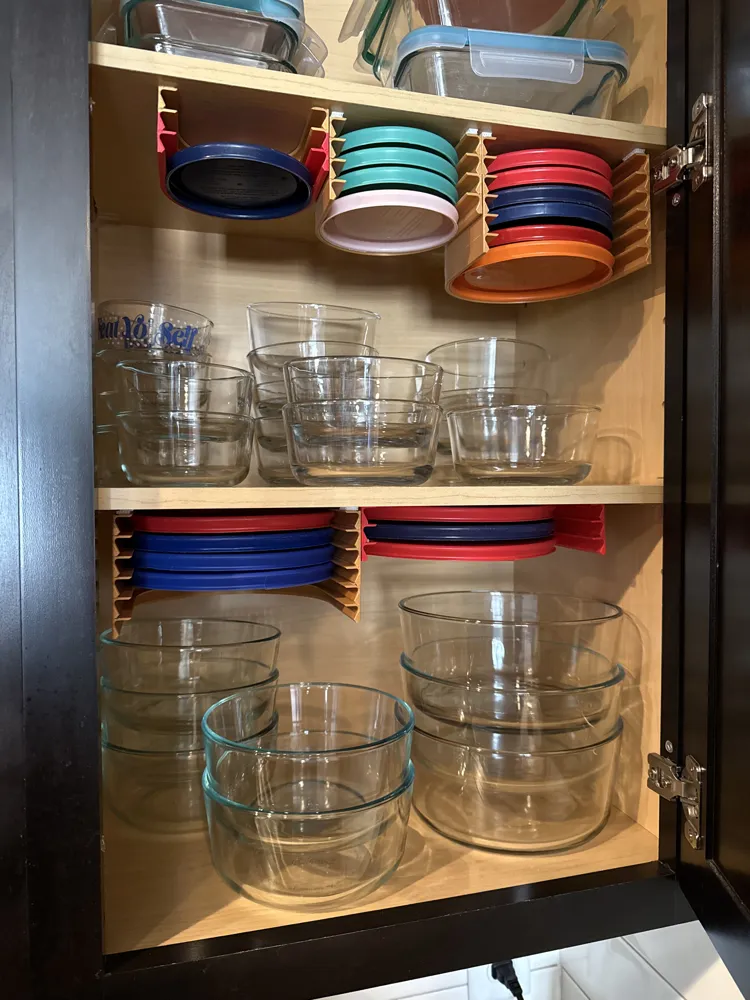 Modular Lid Storage System for Pyrex Storage Containers by NeoTronX ...