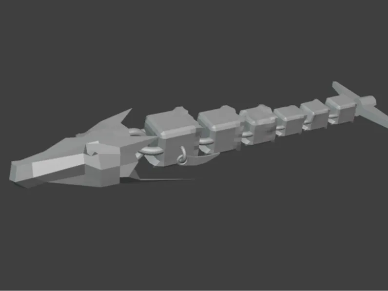 Boneshark from subnautica 