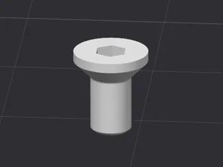Broached head socket flat 
