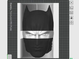 SCULTURA STRATIFICATA DI BATMAN