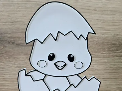Easter chicken decoration