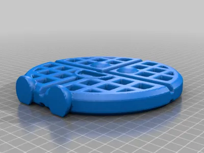 happy waffle cute