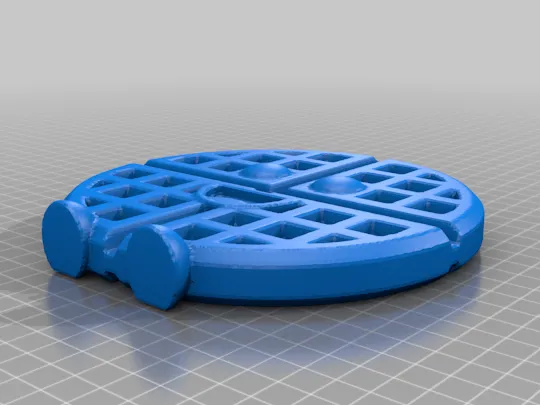 happy waffle cute
