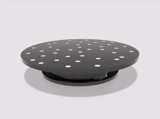 Piattaforma girevole per sacanner 3D
