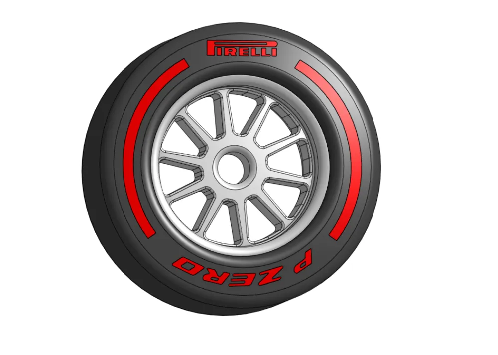 F1 2022 - 2025 Pirelli Tyre (18 inch) - MakerWorld 3D Model | 3Drop