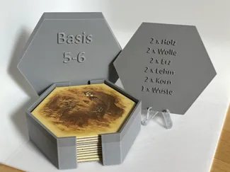 Catan Landschaftsfelder Box 5 / 6 + Inhaltskarte