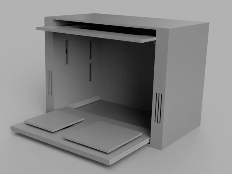 Custom 3D Printer Enclosure for Closet Integration