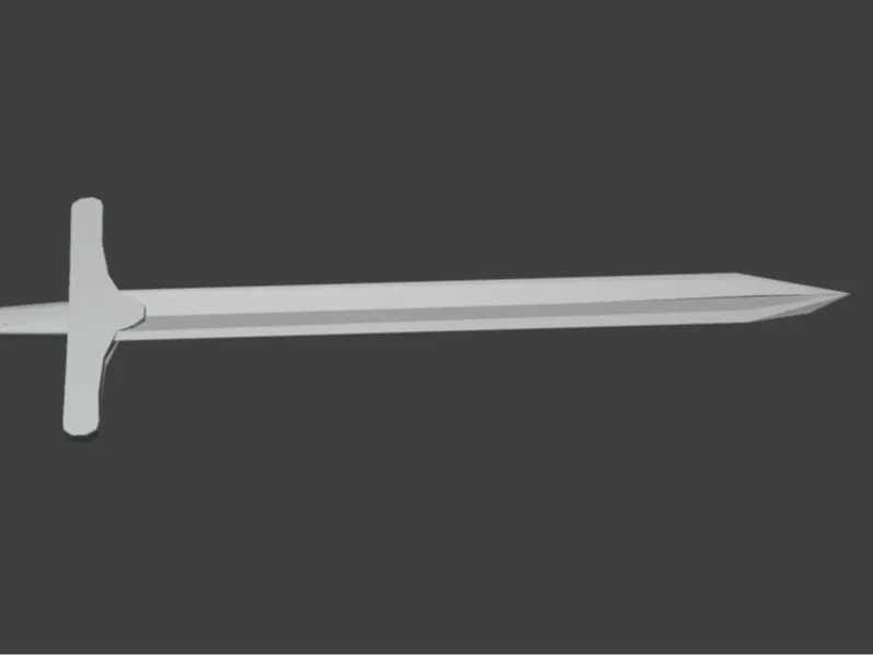 Realistic broad sword