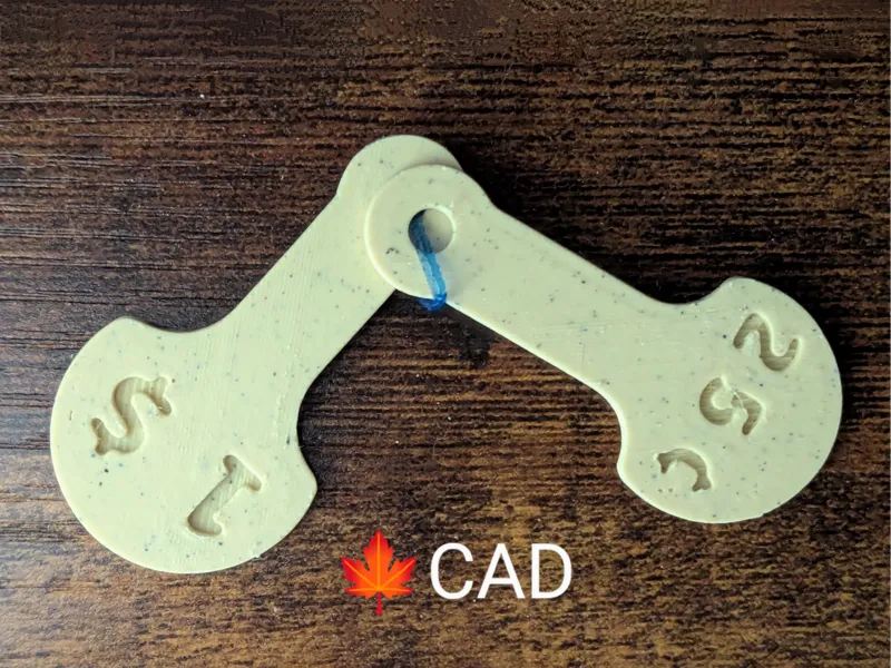 $1 & 25¢ - Cart Keys - CAD