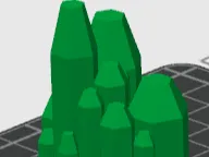 Crystal arcade button