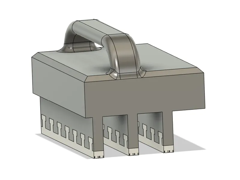 PROTOTYPE Follow block with TPU (95A) grippers