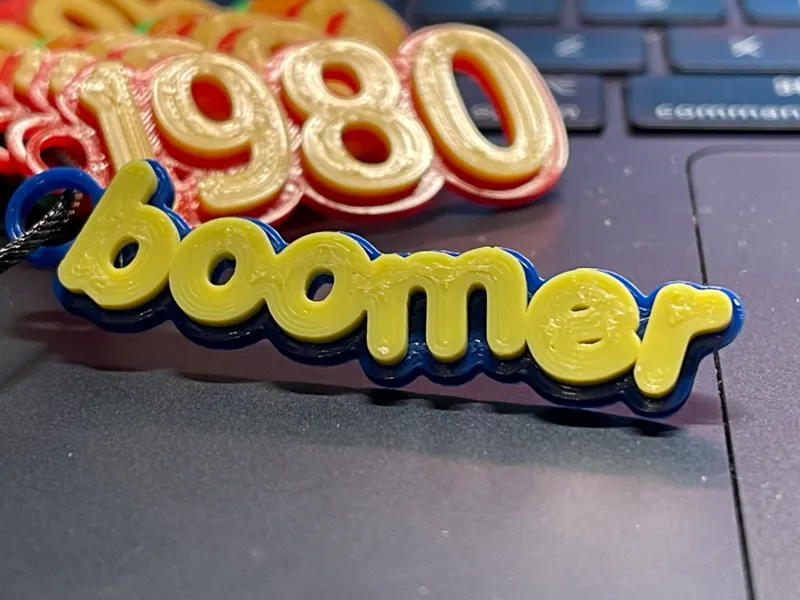 Boomer Keychain