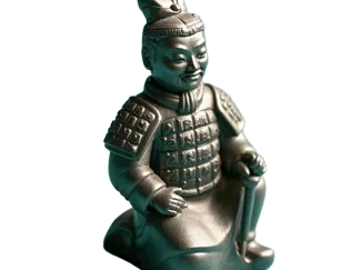 兵马俑造型 摆件 手办风格