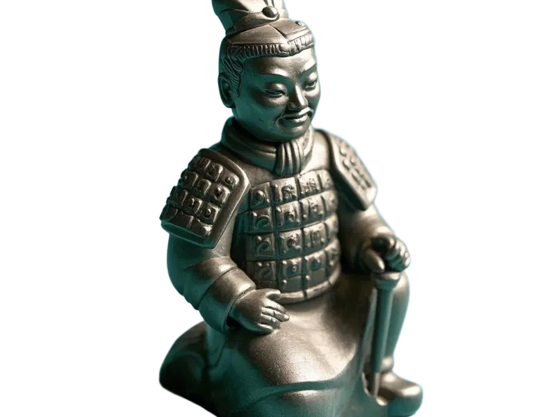 兵马俑造型 摆件 手办风格