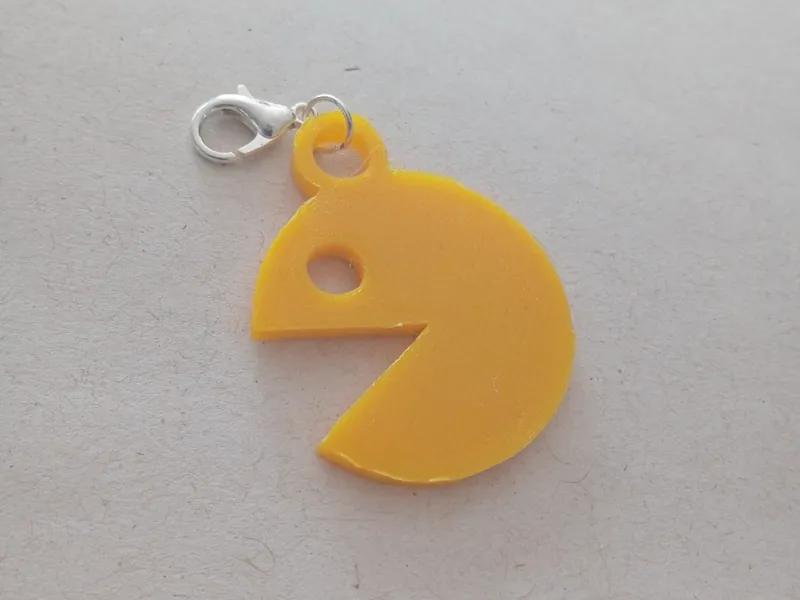 Pacman Keychain