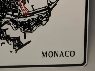 Monaco f1 map