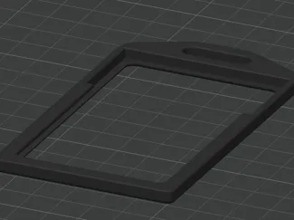 2-card badge holder